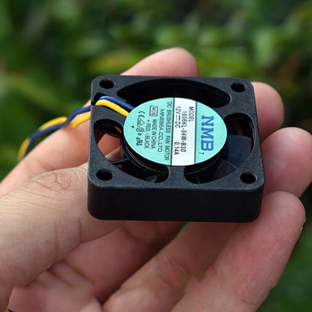 Микро вентилятор 40 мм 40x40x10 мм DC 6V-24V 12V 3300-11900 об/мин 2pin шарикоподшипник охлаждающий вентилятор подходит для микро-шасси маршрутизатора инвертора