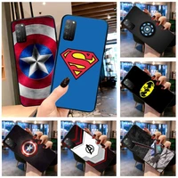 marvel superhero logo phone case for huawei honor 30 20 10 9 8 8x 8c v30 lite view 7a pro