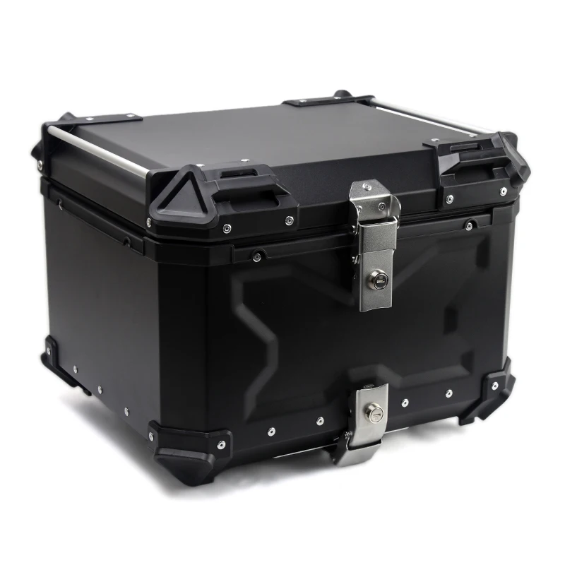 

Caja De Moto Aluminio Rear 55L Motorcycle Accessories Luggage Tail Box Top Case Aluminium For Motorcycle