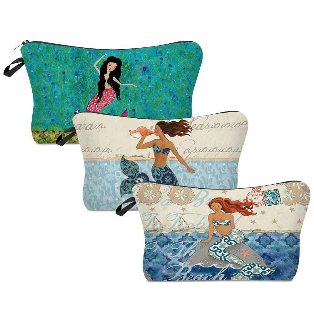 

Women Cosmetic Bag Bridesmaid MakeUp Case Beauty Toiletries Travel Organizer Wash Storage Pouch Wedding Party Bride Pencil Case