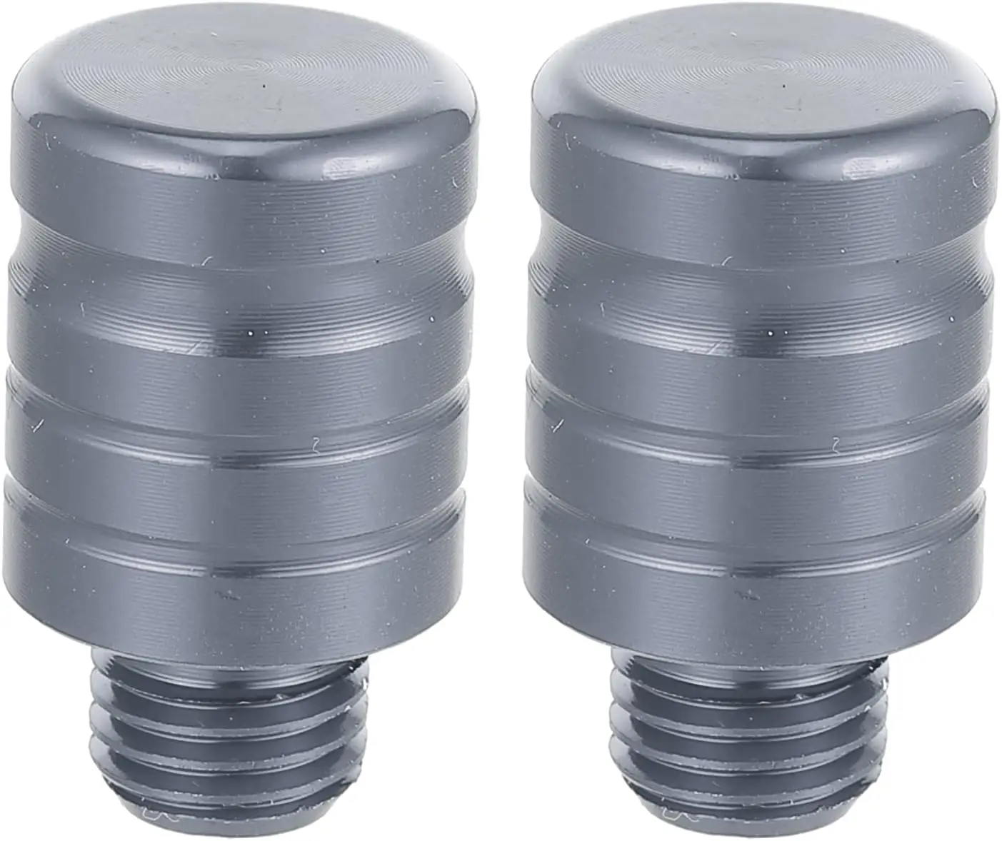 

2pcs Universal M10x1.25 Motorcycle Left Side Mirror Hole Plugs Screws Rearview Mirrors Caps Screw Aluminum Alloy Titanium Tone