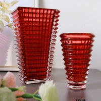 transparent glass nordic decorative vases modern crystal silicone mold vases for interior design pot de fleur nordic home decor