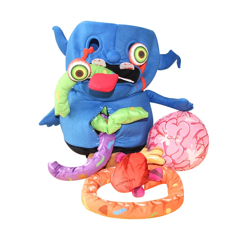 

50CM Monster With Detachable Organ Plush Toy Human body Anatomy Stuffed Toy Organ plush Toy for Kid science Learning Kits for st