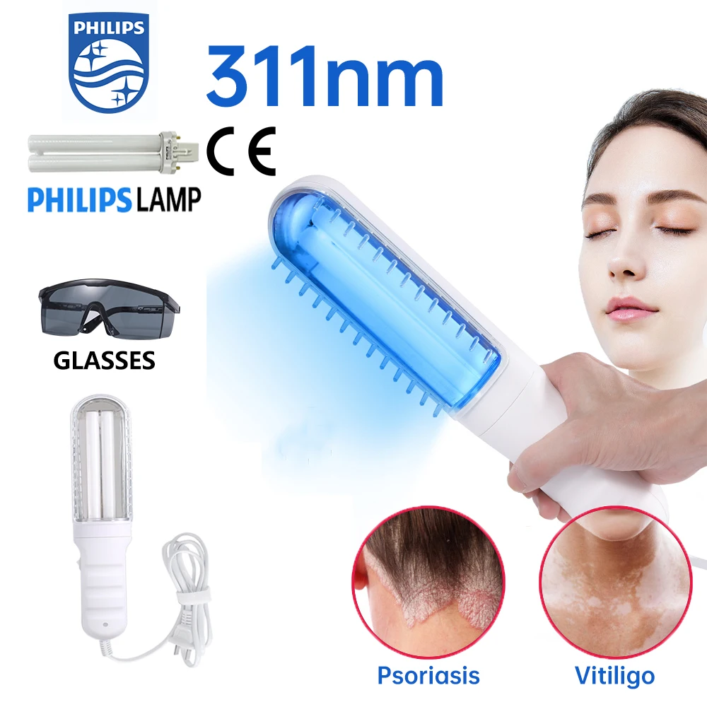 

UVB phototherapy 311nm UV lamp for Psoriasis Vitiligo Narrowband 311nm UVB Lamps for Psoriasis Vitiligo