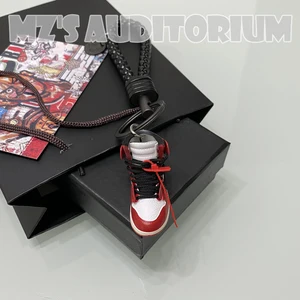 1 Piece 3D Mini Sneakers Keychain Mobile Phone Key Pendant AJ Shoes Gift Box Suit Gifts For Man Boyf in Pakistan