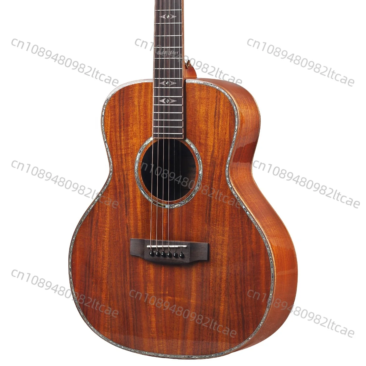 Профессиональная Гитара Bullfighter D-3623 KOA из дерева 36 дюймов натуральный цвет акации