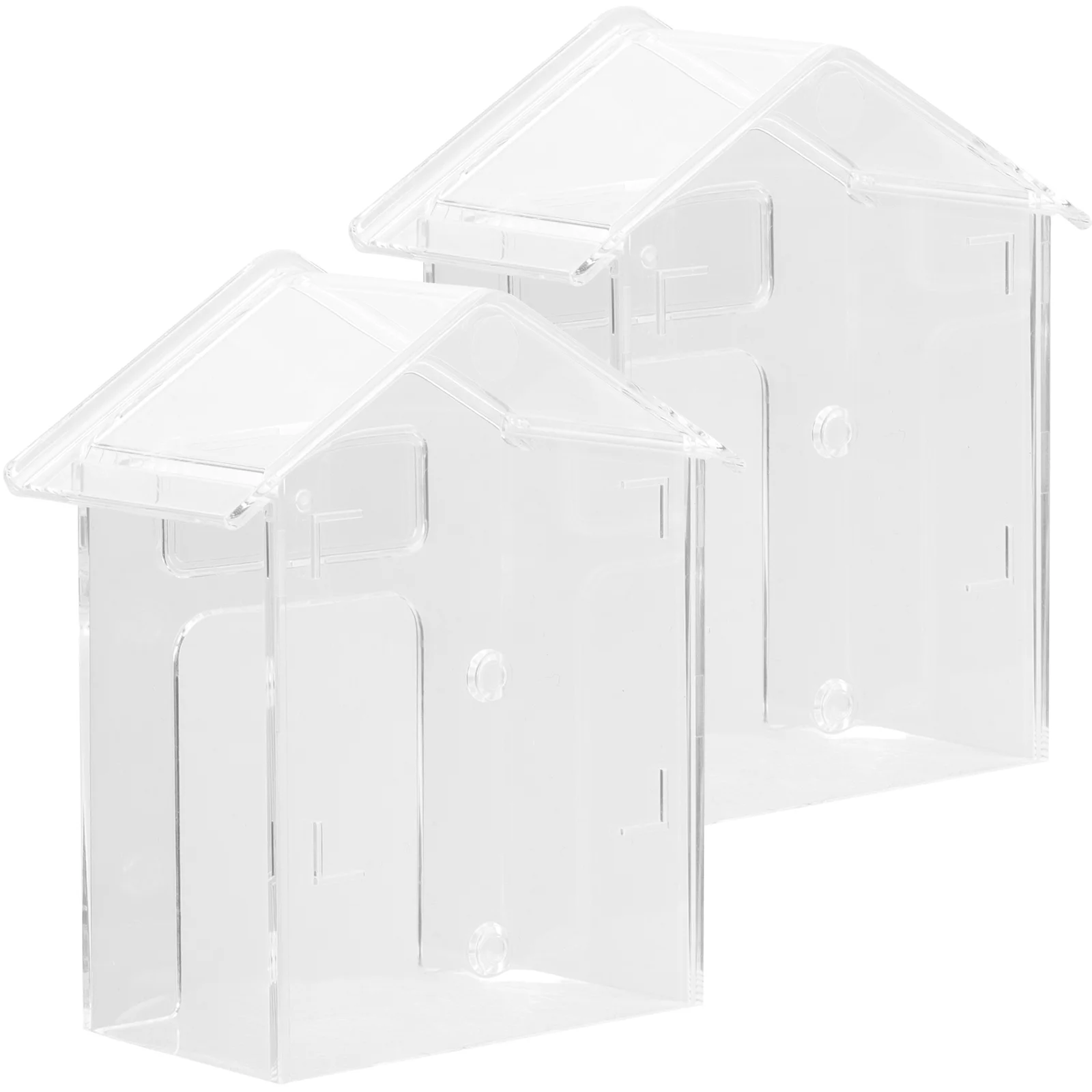Doorbell Cover Rainproof Box Outdoor Transparent Wireless Weatherproof Protector Ring Chime Inside House