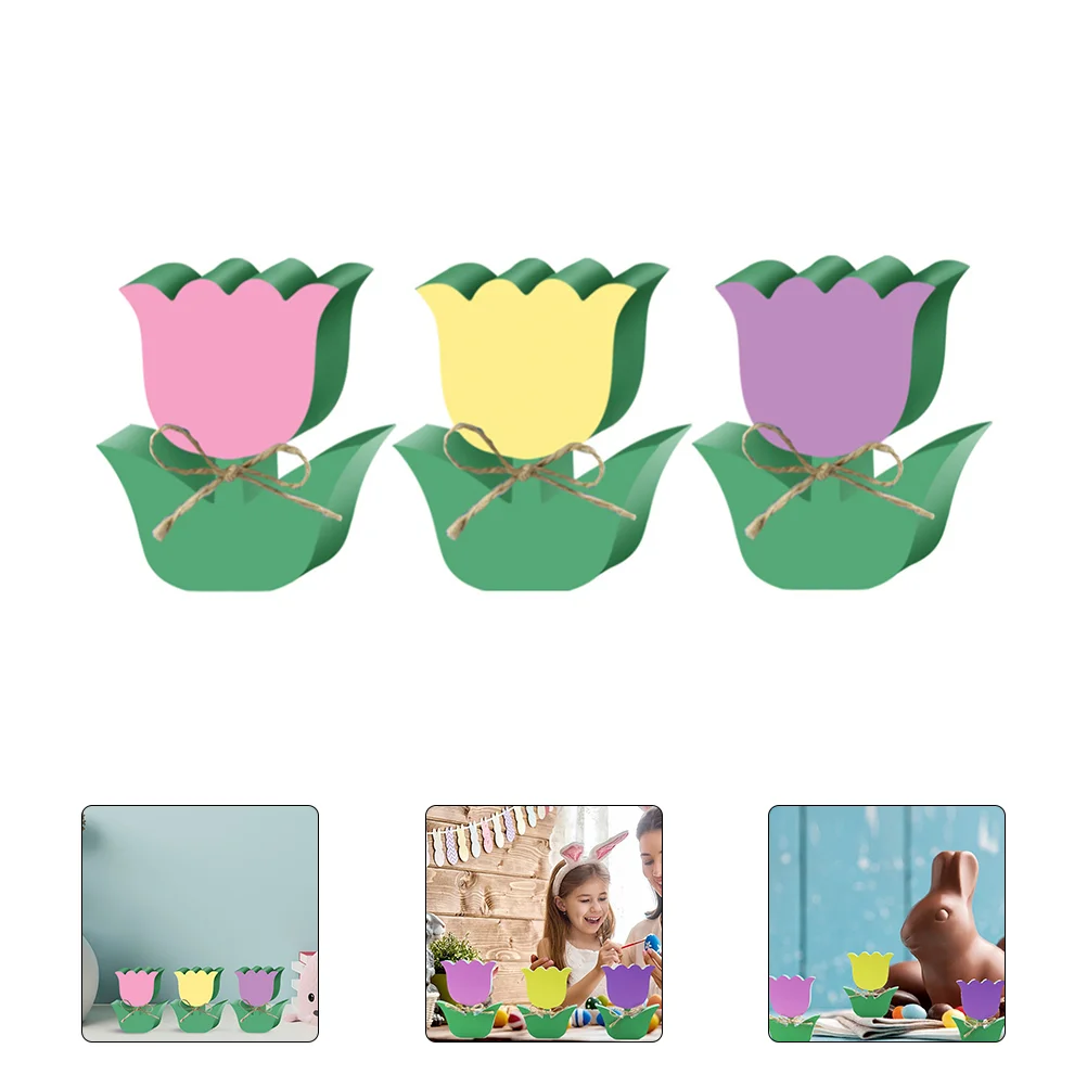 

Easter Table Flower Wooden Sign Wood Tulip Decor Decoration Spring Tabletop Signs Centerpieces Ornaments Tulips Centerpiece Car