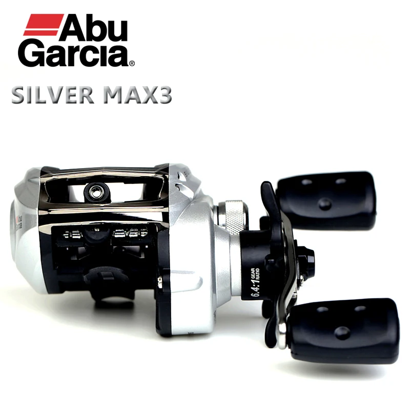 

Abu Garcia-Silver MAX3 Fishing Reel, Left and Right Hand Bait Casting