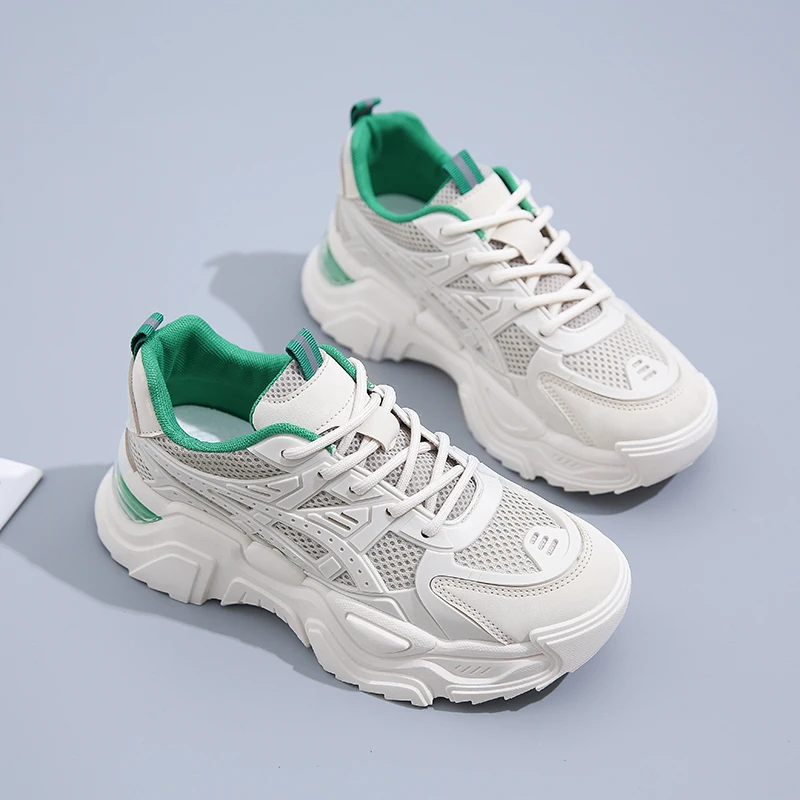 

Кроссовки женские на платформе, модная спортивная обувь, повседневные лоферы, дышащая обувь для студентов, на весну-осень