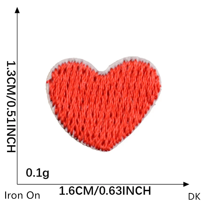 10 шт. банты со звездами любви символы пришивные вышитые нашивки одежда шляпа