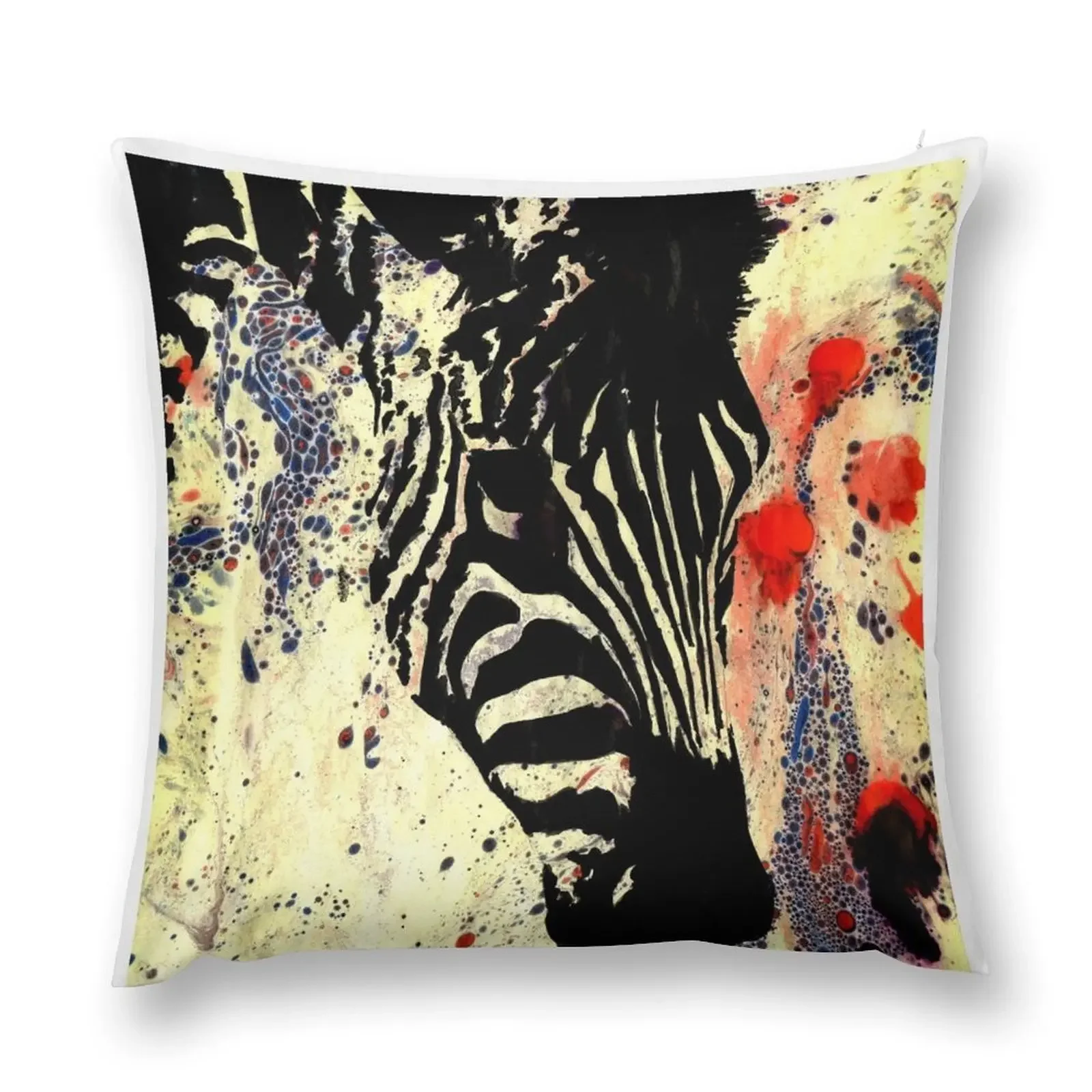 Zany Zebra Painting Подушка Аниме Чехлы для подушек гостиной