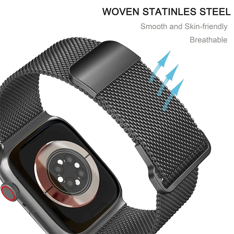 Ремешок для часов Apple Watch Series 7 ремешок наручных умные ремешки Seiko Миланская петля