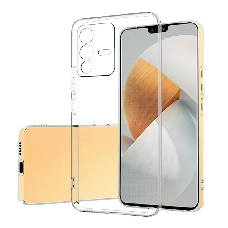 

Clear Case for Vivo S15 S12 S10 Pro S15e S10e S9e S9 S7e Y75 Y76s Y15 Y15s Y21 Y33s Y53s Silicone Ultra Thin Phone Back Cover