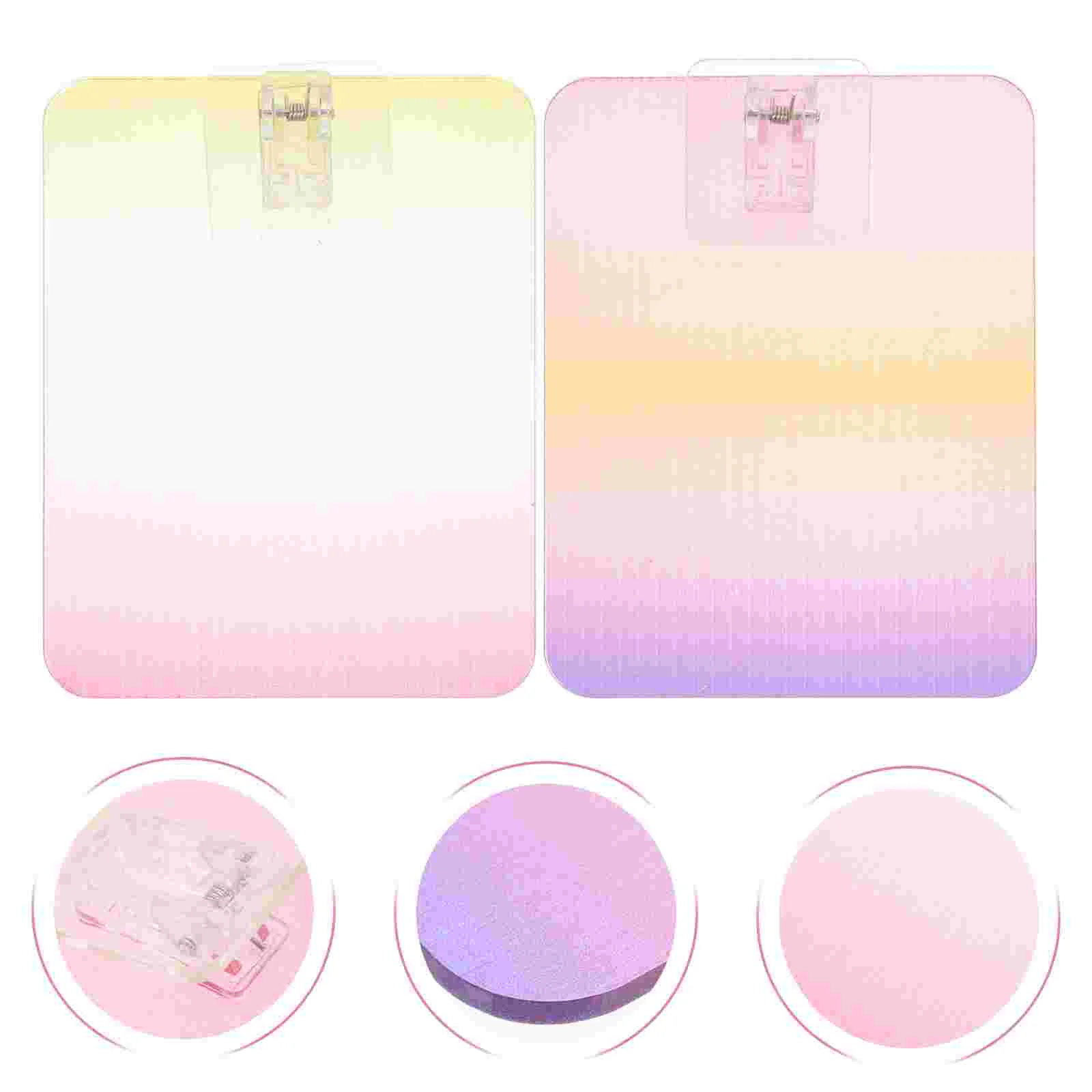 

Plate Clamp Clip Boards Short Hand Plastic Clipboard Stenography Recording Office Supplies Writing Document File Clipboards