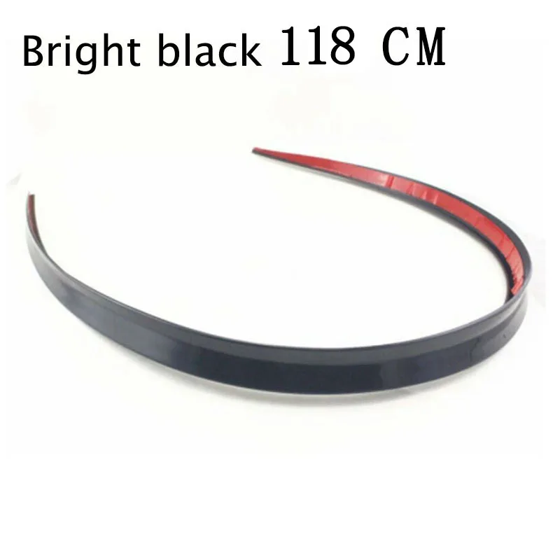 

Универсальный автомобильный спойлер, мягкий спортивный спойлер, автомобильный спойлер на заднюю крышу багажника, заднее крыло, декоративная наклейка на губы 1,18-1,5 м