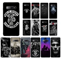 maiyaca sons of anarchy usa tv phone case for samsung s10 21 20 9 8 plus lite s20 ultra 7edge