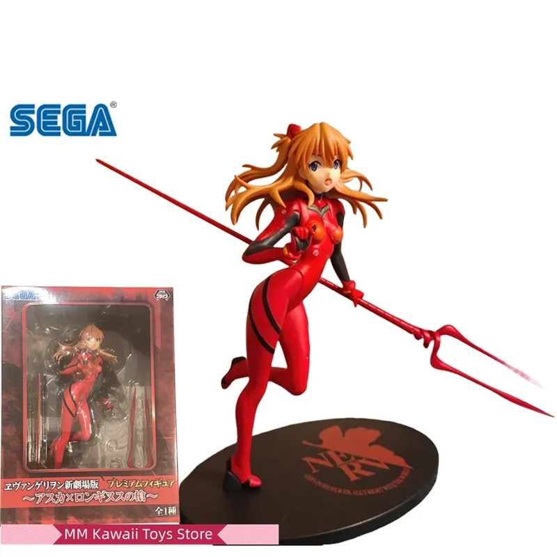 SEGA оригинальная аниме-фигурка NEON GENESIS EVANGELION Asuka Langley Soryu Lance of Longinus экшн-фигурки