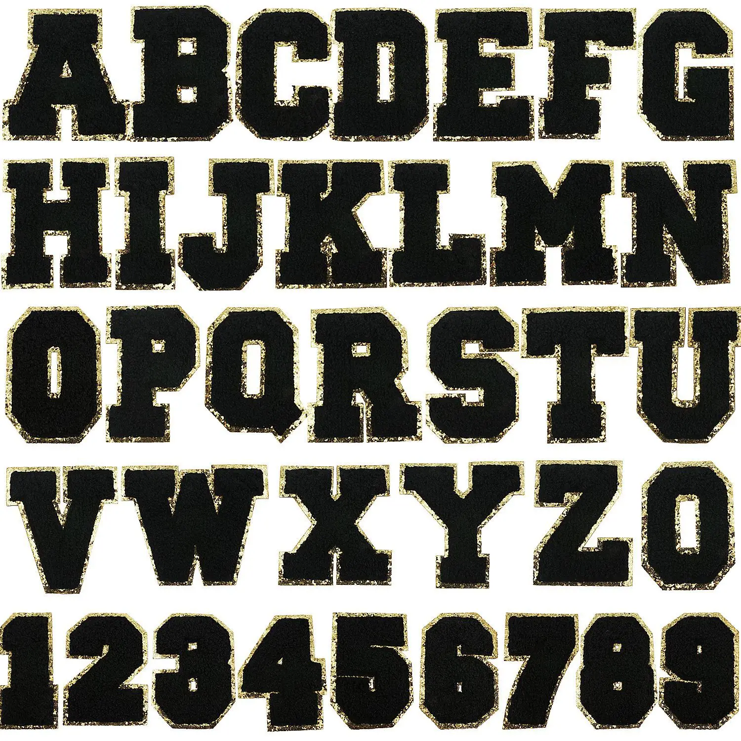 

embroidery sequined chenille letter patch,iron on towel ABC alphabet badge,letters patches number appliques for clothing IP22754