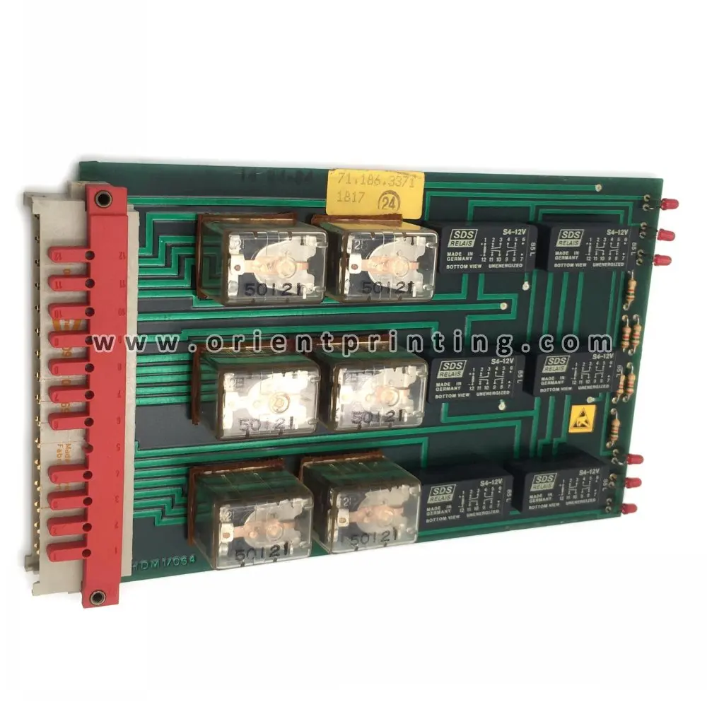71. 186 3371 печатная плата P. C. B с реле Hdm 1/06.4 CPC1 для печатной машины Heidelberg