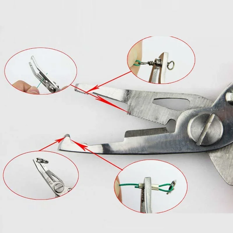 Рыболовные плоскогубцы Olecranon ножницы оплетка приманка резак крючок снасть