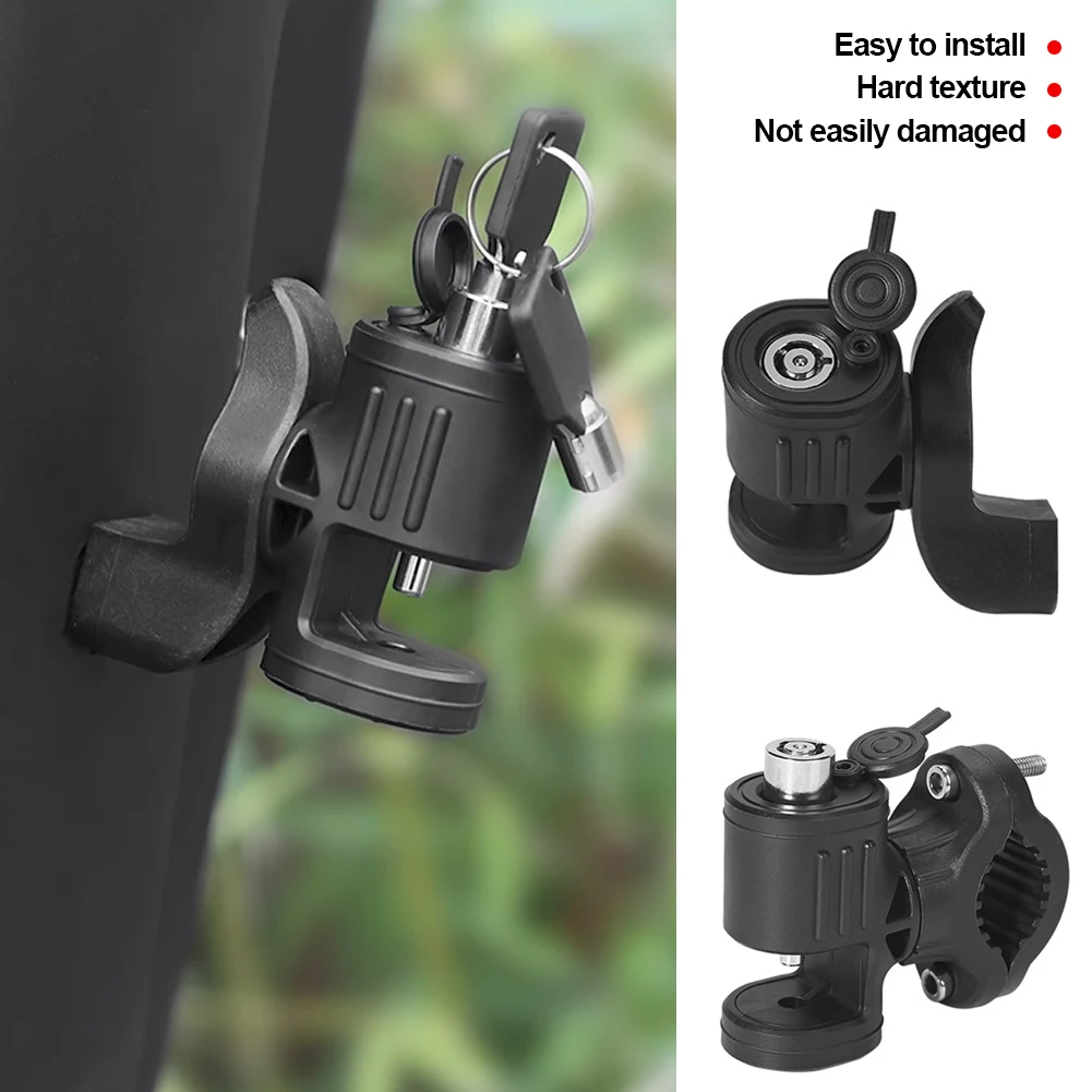 

Универсальный поворотный Многофункциональный замок для мотоциклетного велосипеда на шлем, Противоугонный замок для электрического велосипеда и багажа, замок безопасности