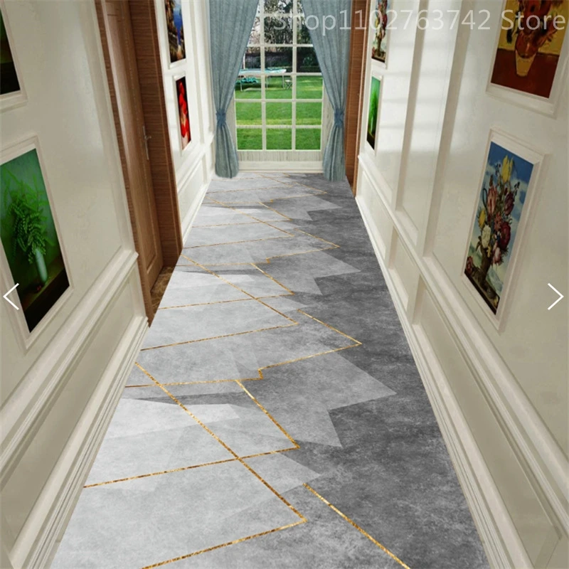 

Pastoral Corridor Hallway Rug Runner Home Decor 3D Carpets Living Room Area Rug Bedroom Kitchen Mat Floor Rug Entrance Doormat