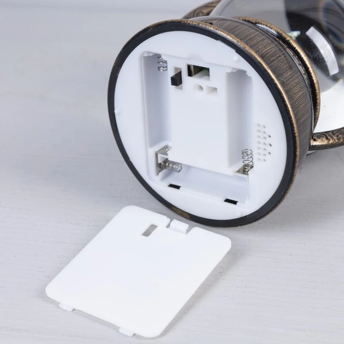 Фигура светодиодная фонарь "Снеговик в лесу" .. см USB музыка Т/БЕЛЫЙ 7673503 -