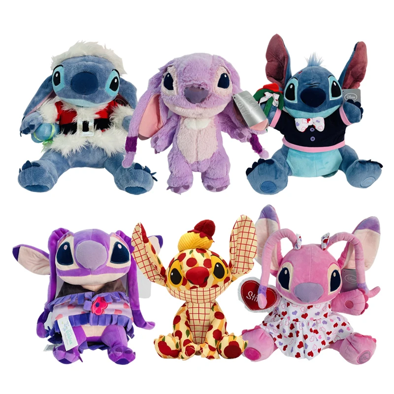 

27/35cm Disney Stitch Plush Toys Good Quality Lilo Stich Stuffed Angel Plushie Dress Up Soft Doll Stich Gift for Children