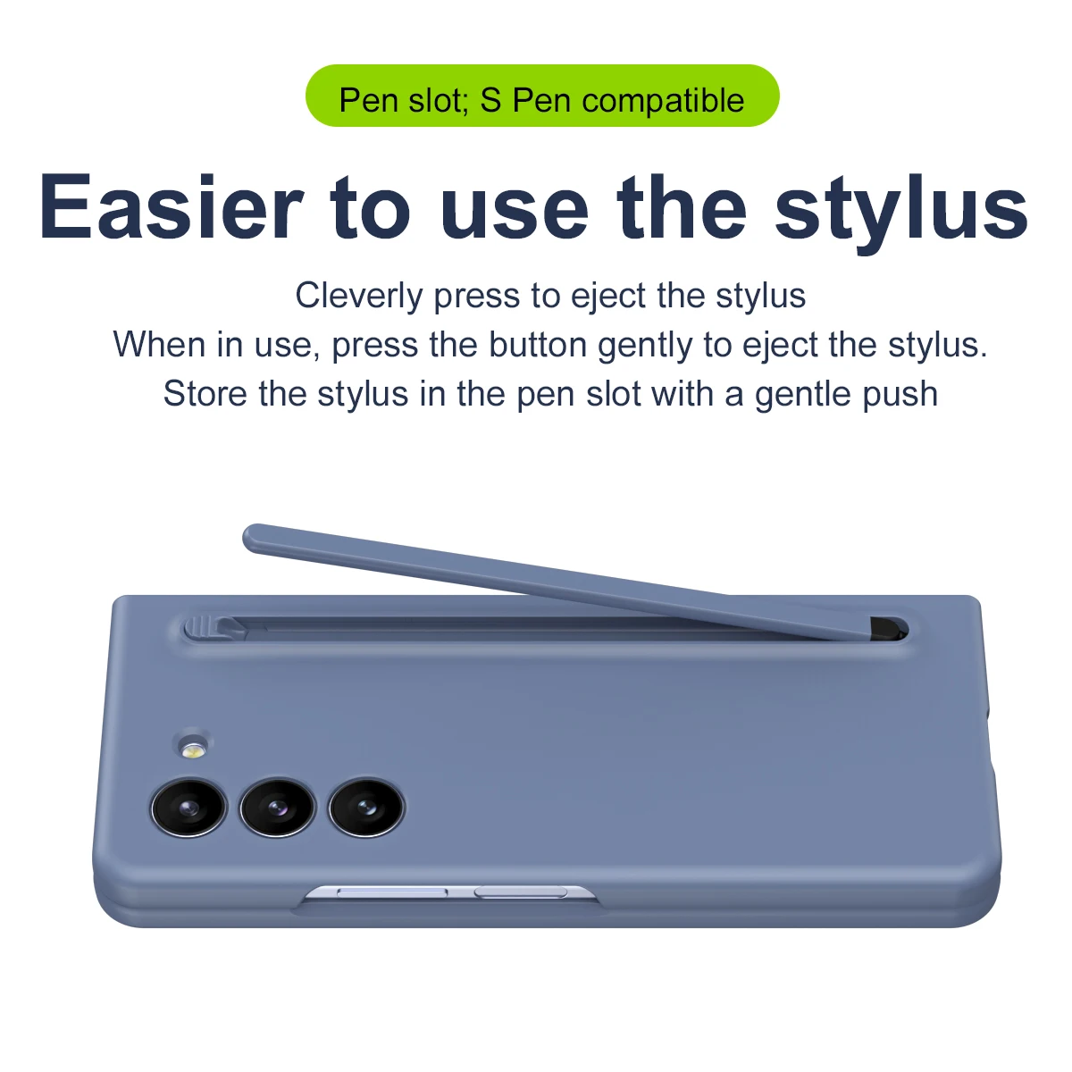 

S Pen Glass Front Fim Folding Cover Case for Samsung Galaxy Z Fold 5 Fold5 Fold4 Fold 4 5G Full Body Protection Coque