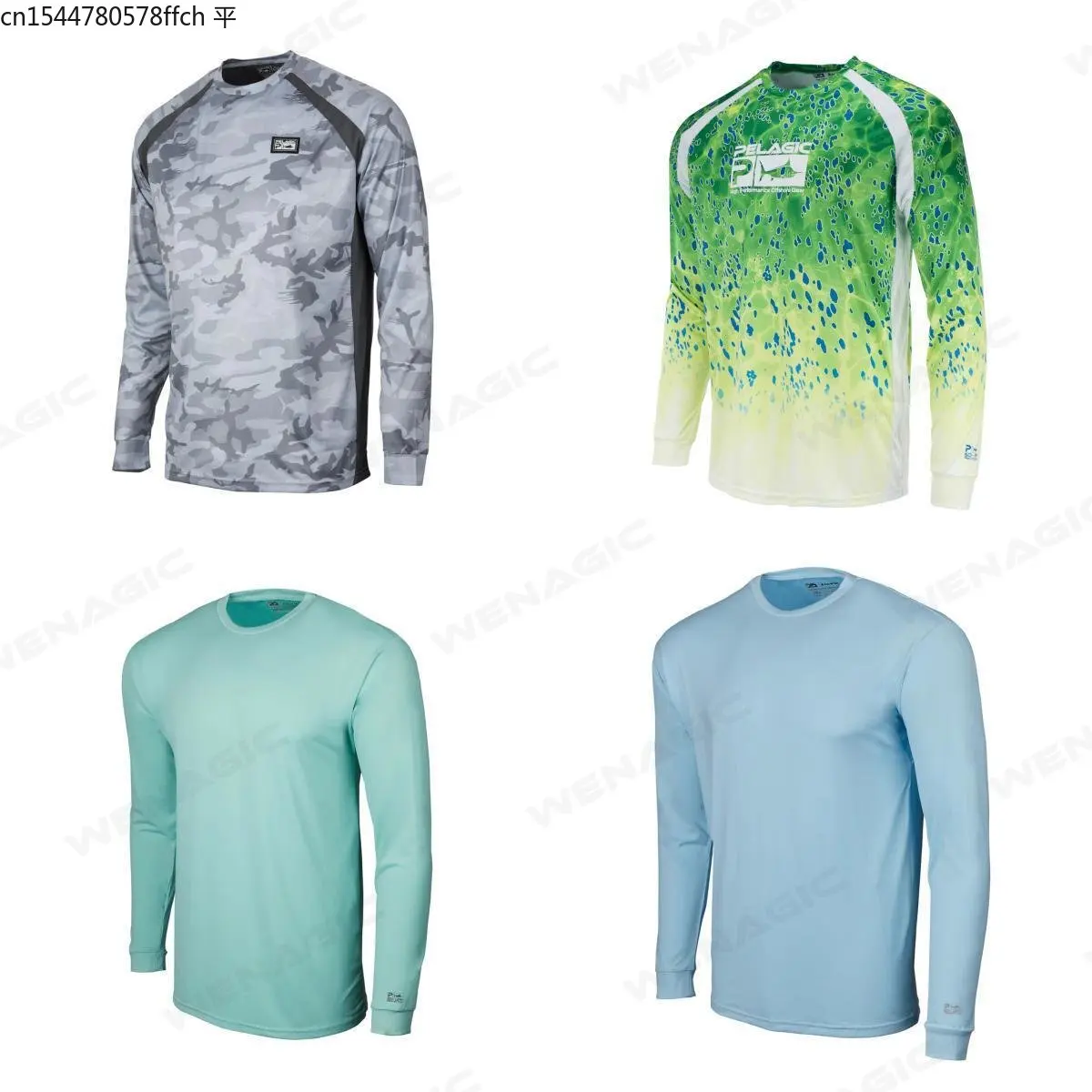 

Pelagi pelagic Grea Fishing Shirt Long Sleeve Uv Protection Man Fishing T-shirt Fishing Apparel Camo simple style Fishing Shirts
