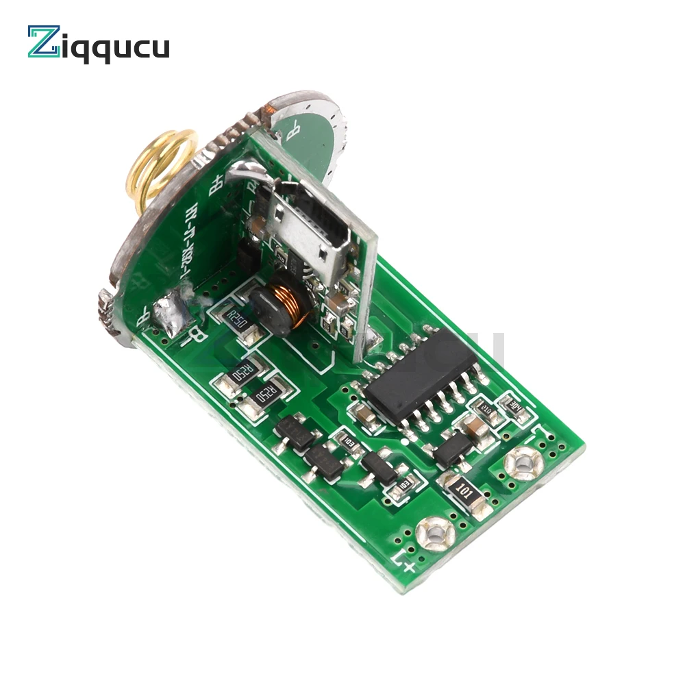 Фонарик с двойным литиевым фонариком 6-8 4 в 10 Вт фонарик 3 режимами печатная плата