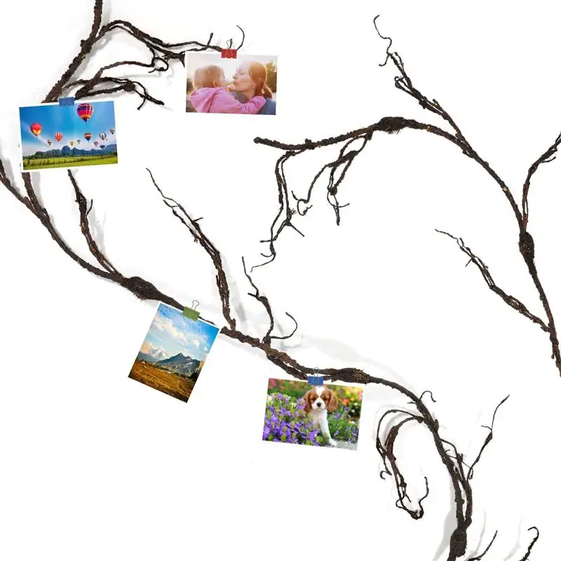 2 шт. гибкое настенное дерево 98 дюймов подвесное искусственное виноградная лоза