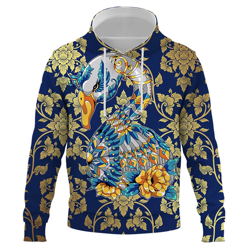 

Autumn Winter New Creative Men Women Hoodie 3D Printing Industrial Metal Animal Pattern Pullover Fashion Sweatshirt Top