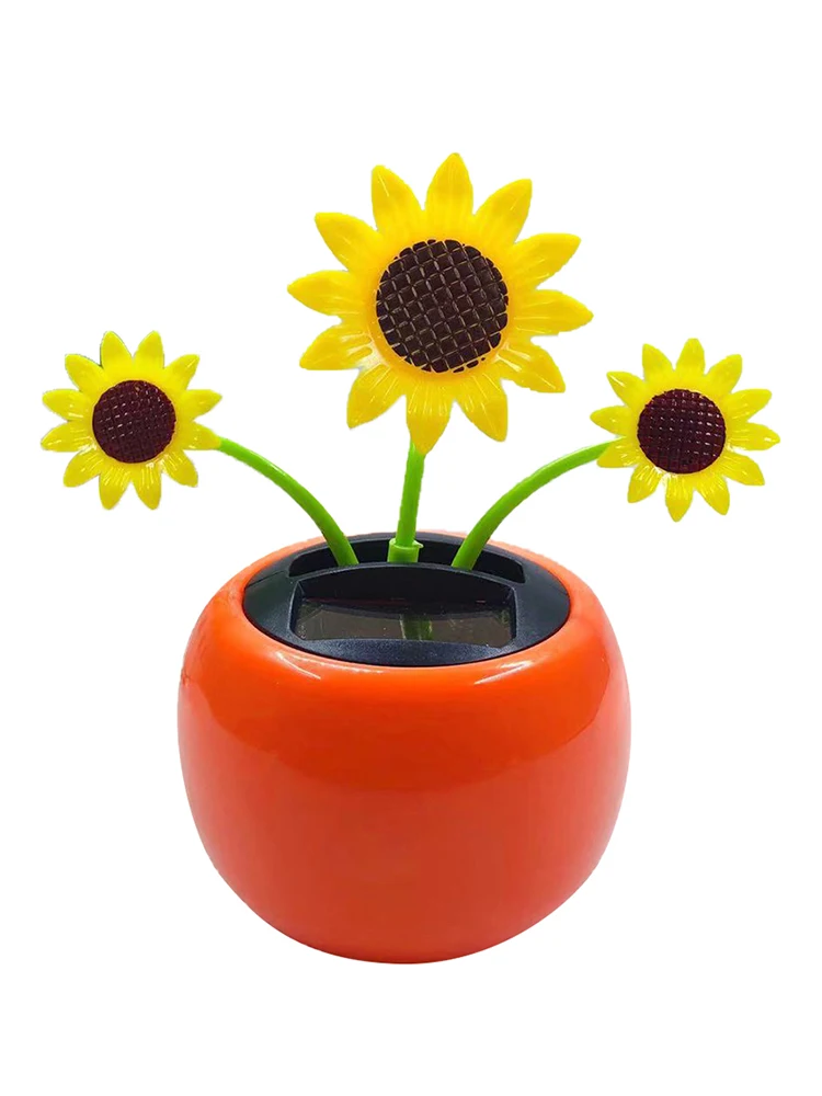 

1 шт., украшения для автомобиля на солнечной батарее