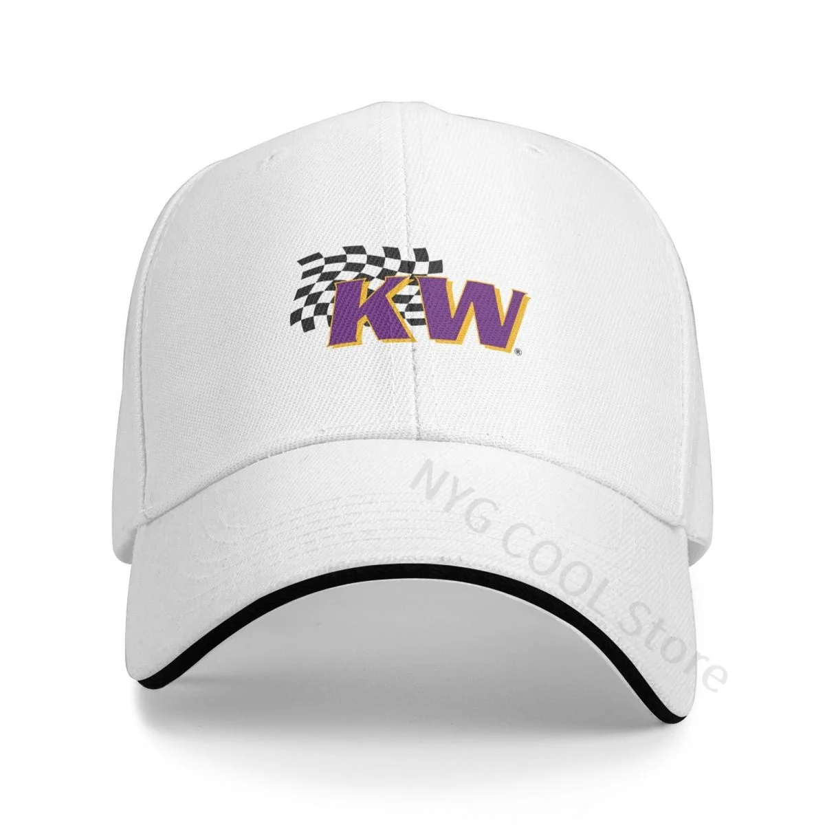 

KW Logo Baseball Cap Summer Unisex 2023 Casual Sandwich Baseball Cap Personalized Casual Hat