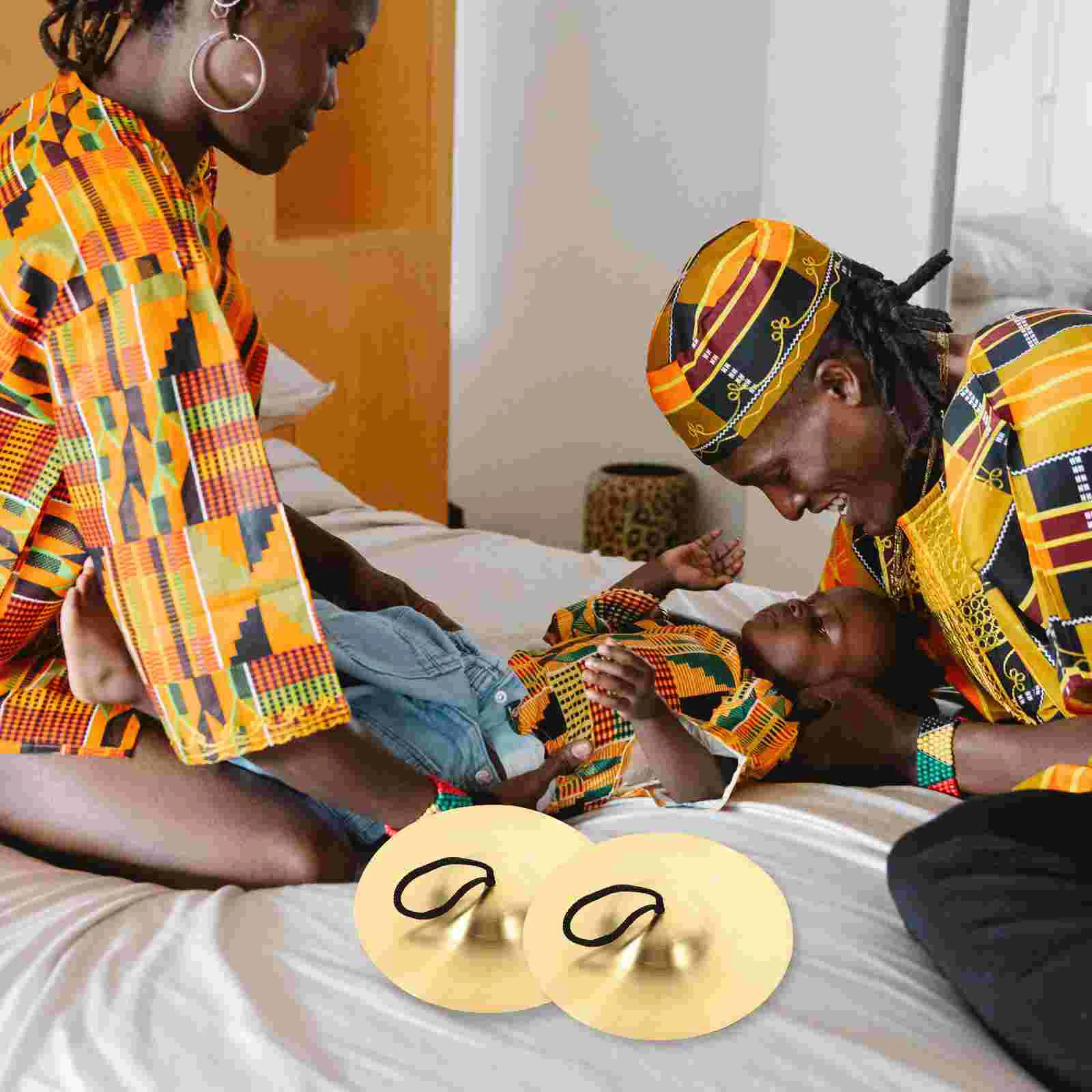 Мини-тарелки марширующие медные тарелки для пальцев детская одежда золотые