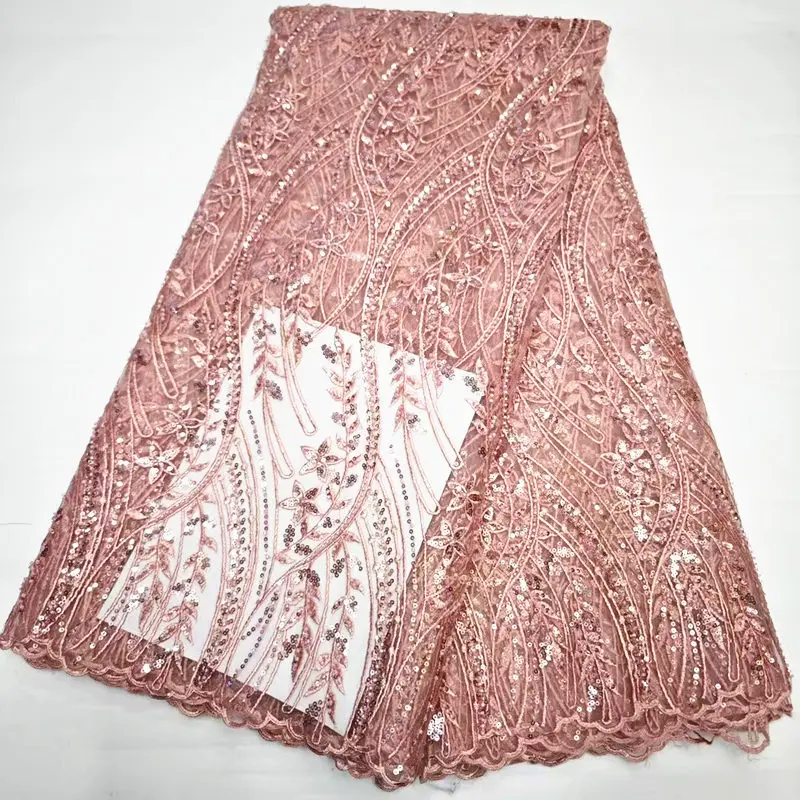 LHDN14 Белый! Хорошее качество африканского сетчатого кружева с блестками красивое