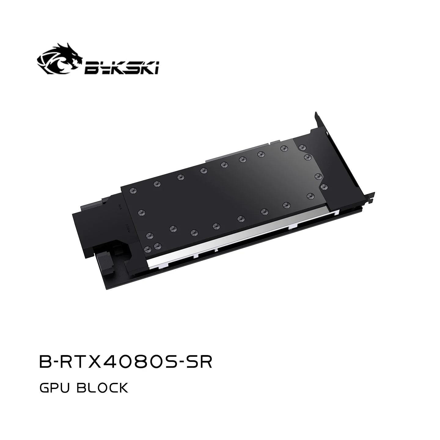 Фото Водоблок Bykski для видеокарты NVIDIA RTX4080 SUPER 32G, 0.3мм Jet Micro-waterway/ Dense Waterways N-RTX4080S-SR №1