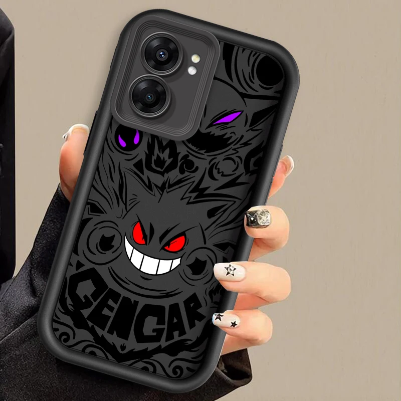 P-Покемоны G-Gengguis мультяшная лестница для глаз OPPO Find X5 X3 A58 A57 A55 A53 A54 A92 A74 A78 A98 A16 A94 A76