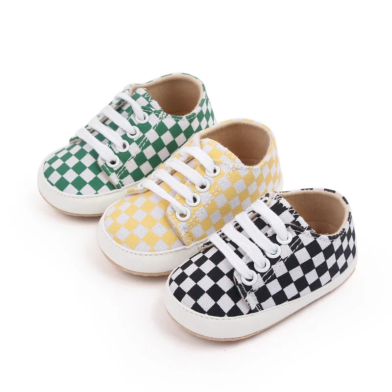 

Newborn Shoes Baby Girl Boy Checkerboard Cotton Shoes Soft-soled First Walker Baby Crib Shose Chaussure Bebe Fille Zapato Bebe