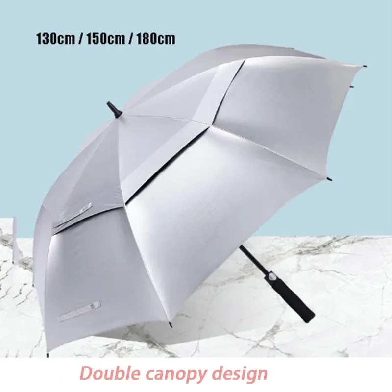 180 СМ Большие Зонты с Двойной Ручкой Двухъярусные Дождевые Роскошные Усиленный