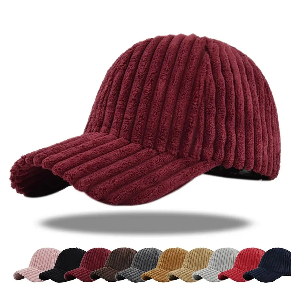 

Регулируемый размер, Вельветовая бейсболка, несессер, хлопковая головка, теплые зимние шапки, кепка в стиле хип-хоп для мужчин и женщин