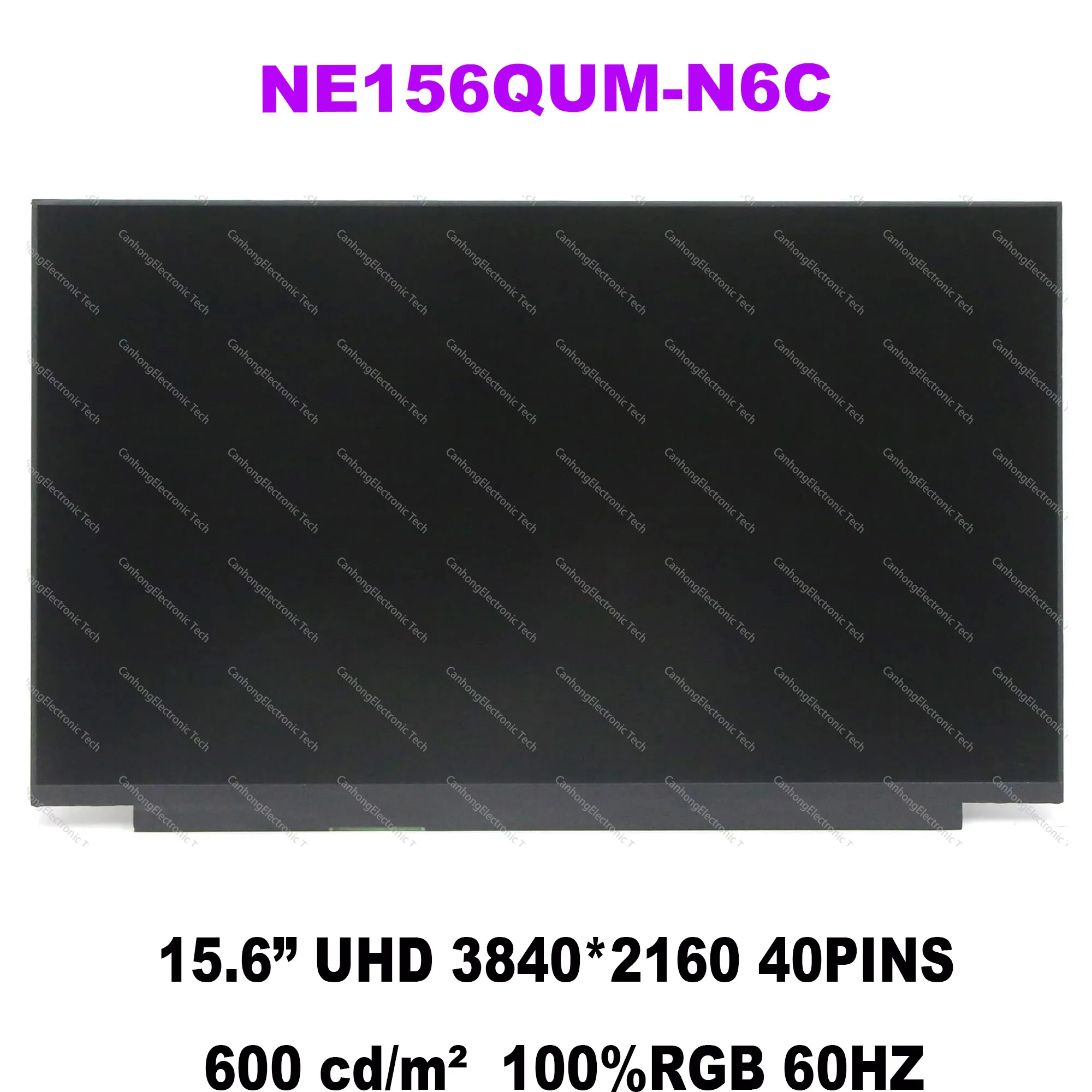 Новый ЖК-экран UHD 4K 15 6*3840 EDP 2160 pin NE156QUM-N6C 600 кд/м² 60 Гц 100% NTSC дюйма