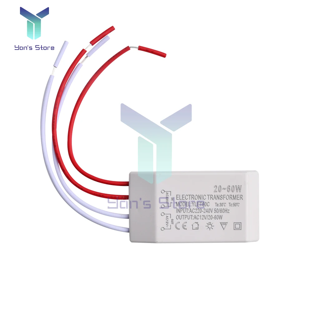 

Трансформатор Ligghig 20-60Вт 220В в 12В