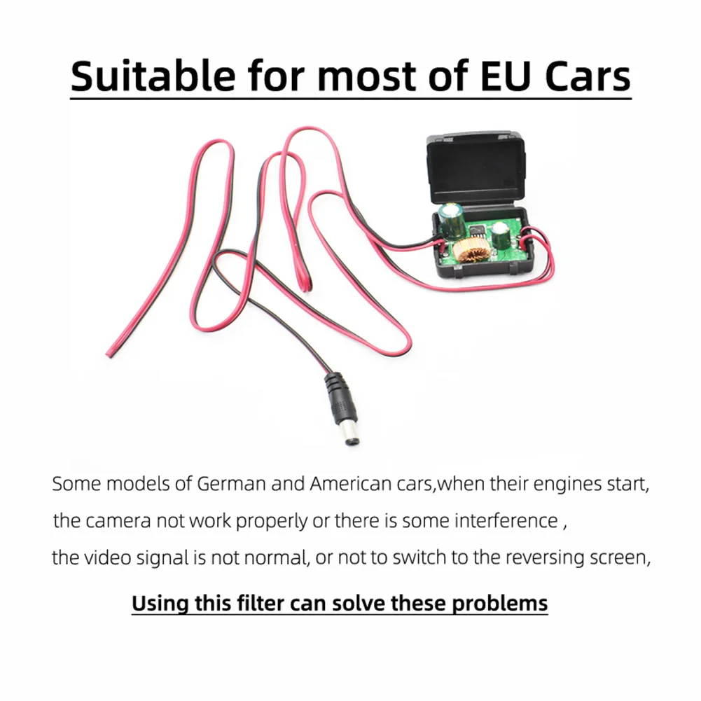 

Voltage Regulator Converter Black Car Accessories Car Power Supply Power Step-down Step-Down For Vehicle Camera