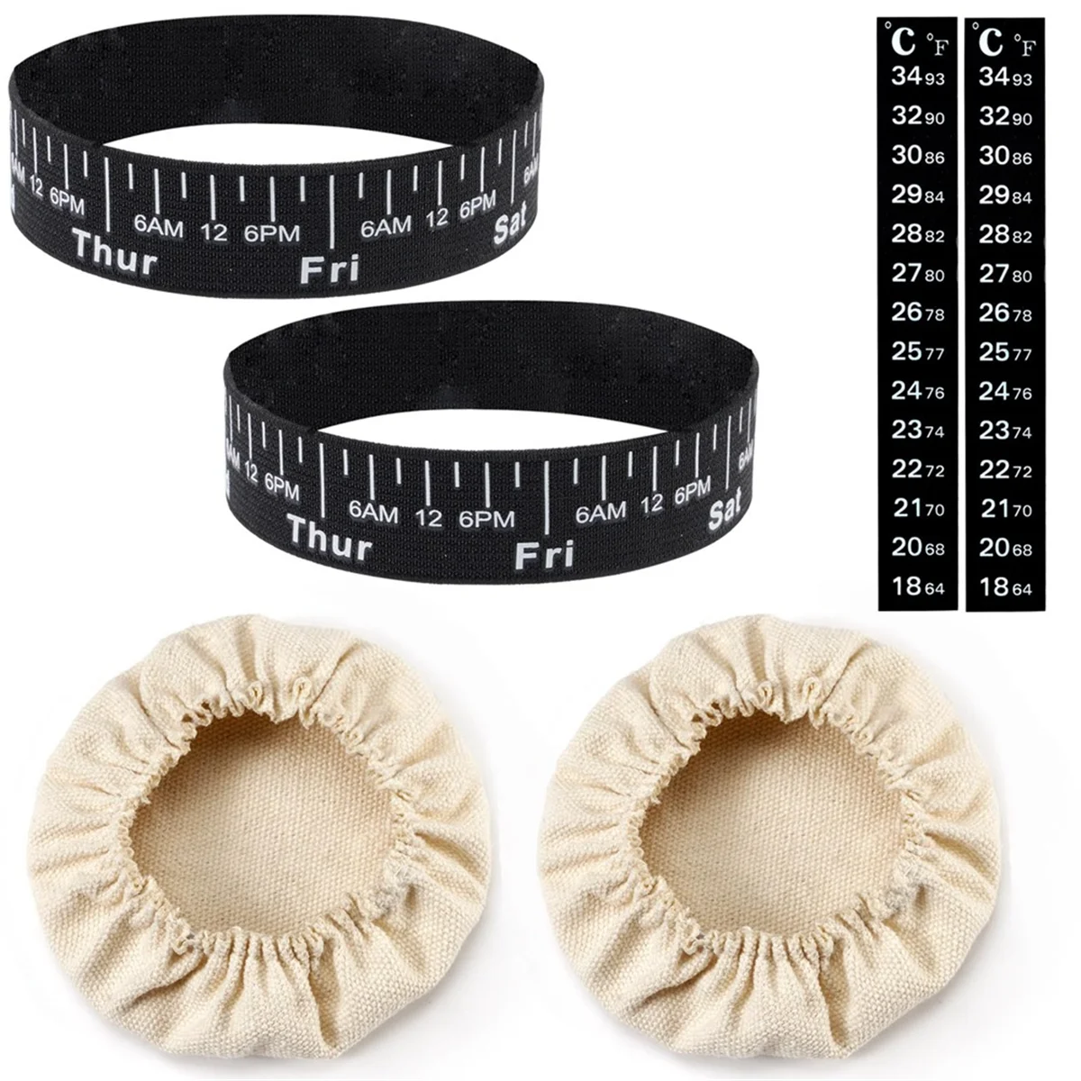 Сменный стартовый набор Sourdough для банок подходит диаметром 3-4 дюйма