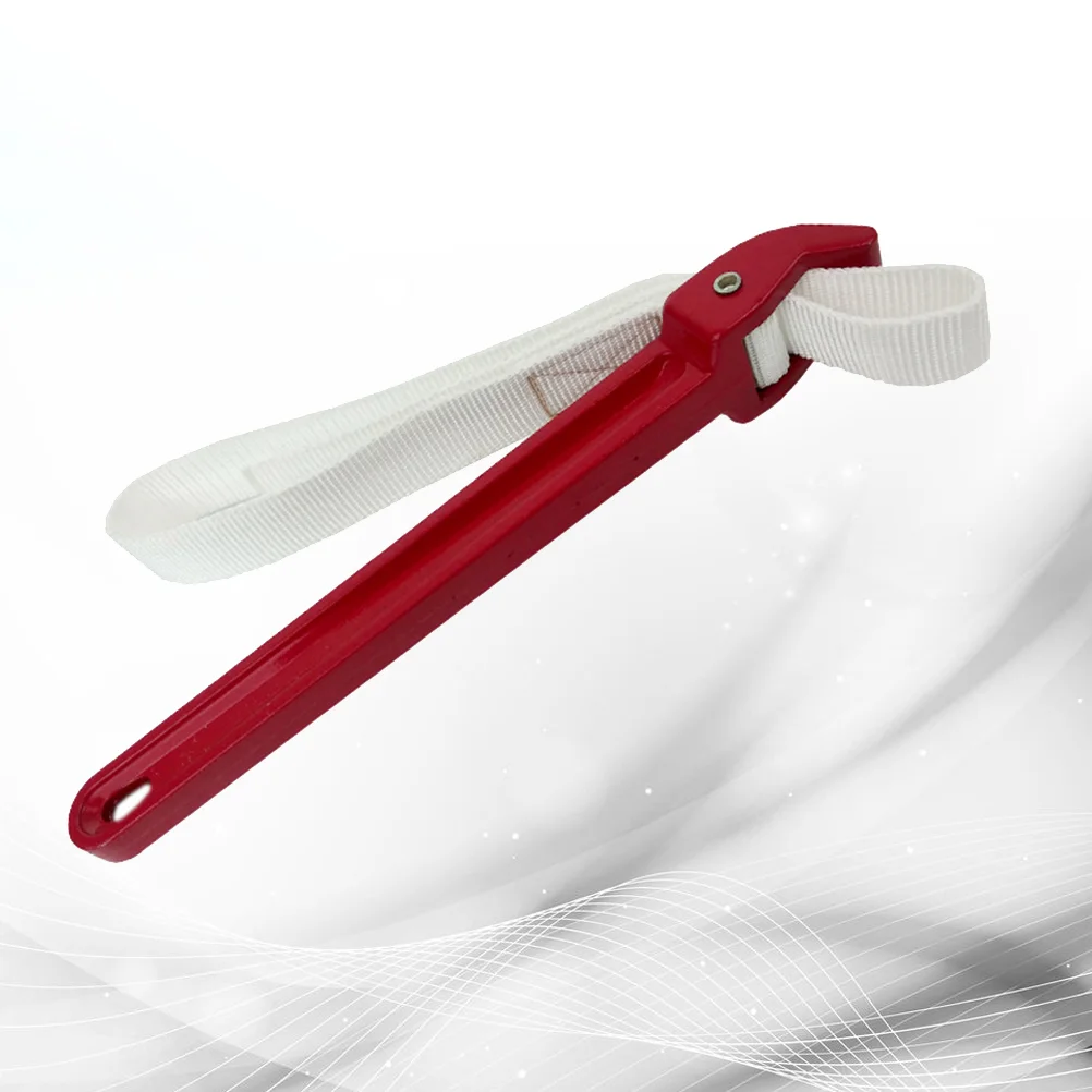 

12 inch Aluminum Handle Oil Filter Wrench Adjustable Belt Disassemble Auto Car Oil Filter Spanner Removal Tool