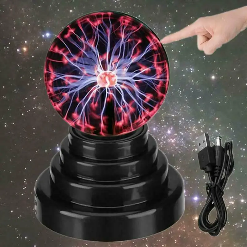 Новинка 8-дюймовая плазменная Волшебная шариковая лампа сенсорная