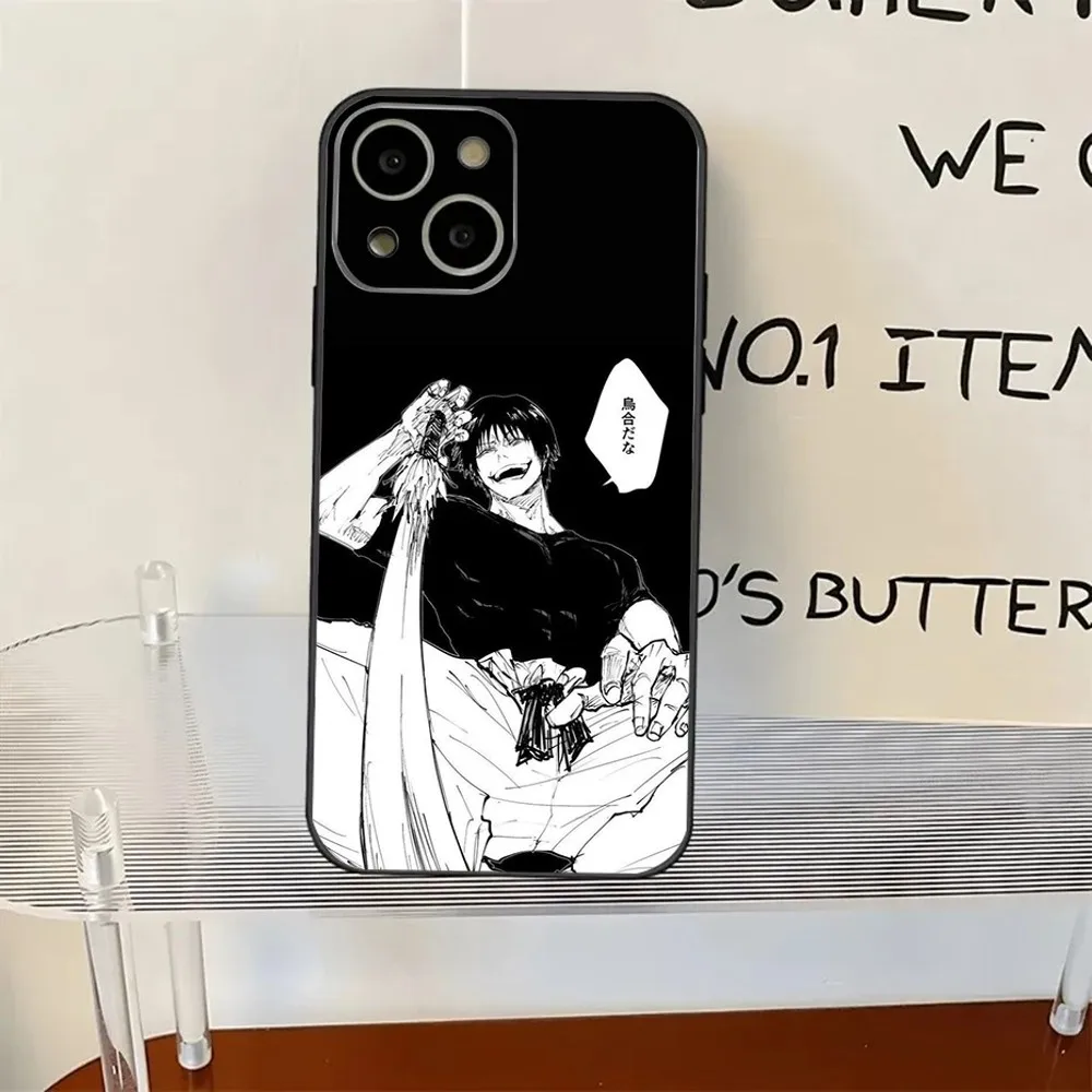 Чехол для телефона аниме Fushiguro Toji iPhone 11 12 13 14 15 XS XR X Mini Pro Max Plus